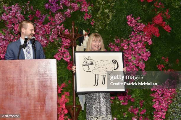 Christopher Wisniewski and Valerie Hammond attend the Studio in a School 40th Anniversary Gala at Seagram Building Plaza on May 3, 2017 in New York...