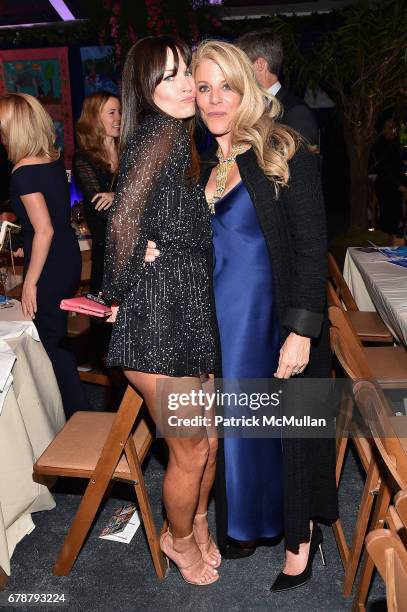 Jane Notar and Amanda Taylor Brokaw attend the Studio in a School 40th Anniversary Gala at Seagram Building Plaza on May 3, 2017 in New York City.