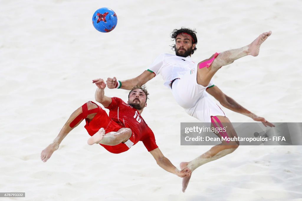Switzerland v Iran - FIFA Beach Soccer World Cup Bahamas 2017