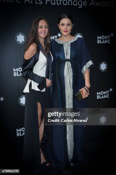 Eugenia Gonzalez and Brenda Diaz de la Vega attend Montblanc de la Culture Arts Patronage Award at the Madrid Palacio Liria on May 4, 2017 in Madrid,...