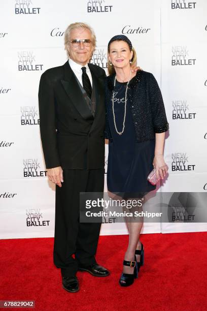 Ballet Master in Chief at the New York City Ballet, Peter Martins and former ballerina Darci Kistler attend the New York City Ballet 2017 Spring Gala...
