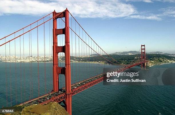 The Golden Gate Bridge spans the bay in San Francisco, California. California Governor Gray Davis has issued a statement November 1, 2001 stating...