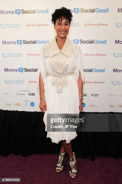 Journalist & philanthropist Kimberly Chandler attends the 5th Annual Moms + SocialGood event at AXA Event & Production Center on May 4, 2017 in New...