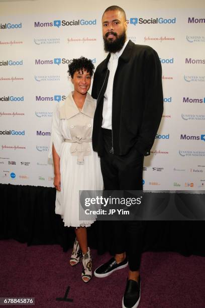 Journalist & philanthropist Kimberly Chandler and NBA champion, Olympic Gold Medalist, UNICEF Ambassador and UNICEF Kid Power Champion Tyson Chandler...