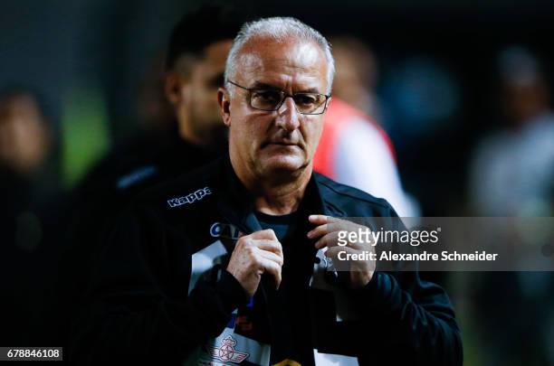 Dorival Junior, head coach of Santos in action during the match between Santos of Brazil and Santa Fe of Colombia for the Copa Bridgestone...