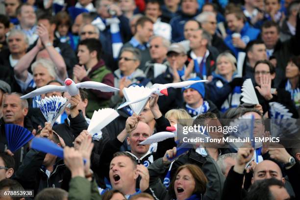 Brighton fans in the stands