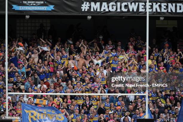 General view of Leeds Rhinos fans in the stands