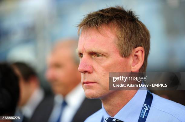 England manager Stuart Pearce on the touchline