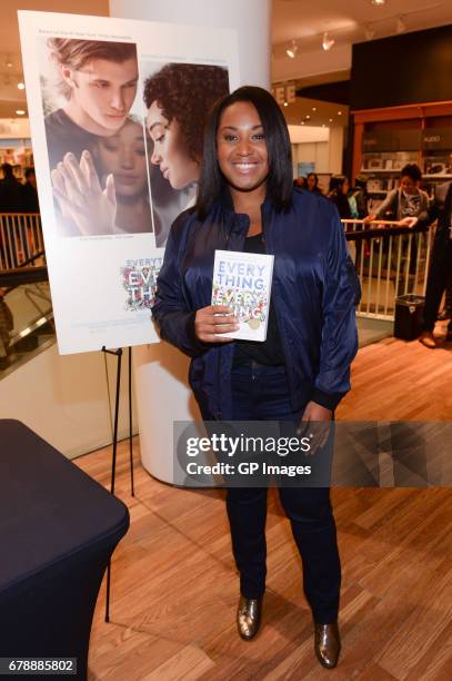 Director Stella Meghie attends the "Everything Everything" book signing at Indigo Eaton Centre on May 4, 2017 in Toronto, Canada.