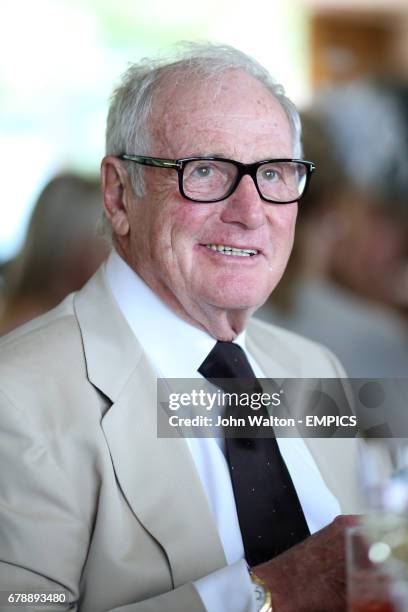 American movie producer Jerry Weintraub at Sandown Park racecourse