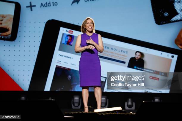 YouTube CEO Susan Wojcicki speaks onstage at the YouTube #Brandcast presented by Google at Javits Center North on May 4, 2017 in New York City.