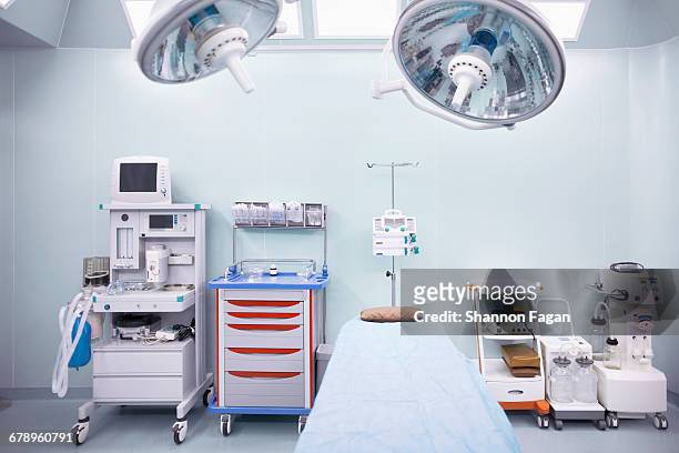 view of operating room in hospital - operating room bildbanksfoton och bilder