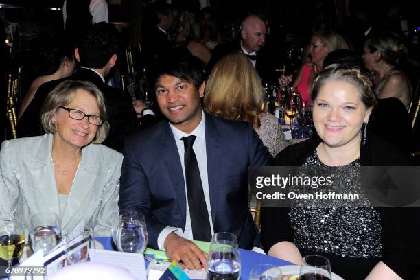 Patty Wetterling, Saroo Brierley and Jessica Sarra attend International Centre for Missing & Exploited Children 2017 Gala for Child Protection at...