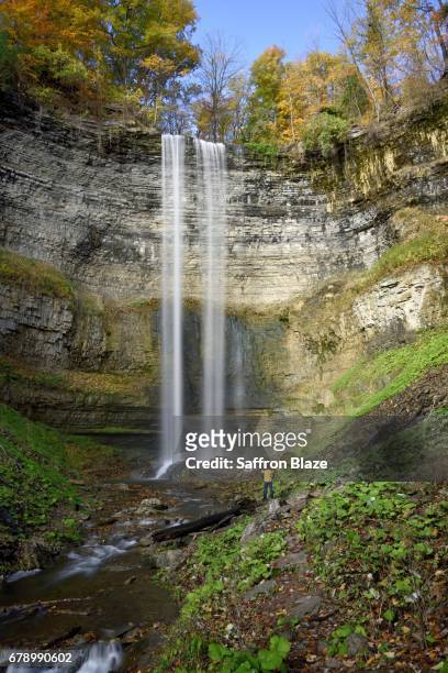 tews waterfall in hamilton ontario - hamilton stock pictures, royalty-free photos & images