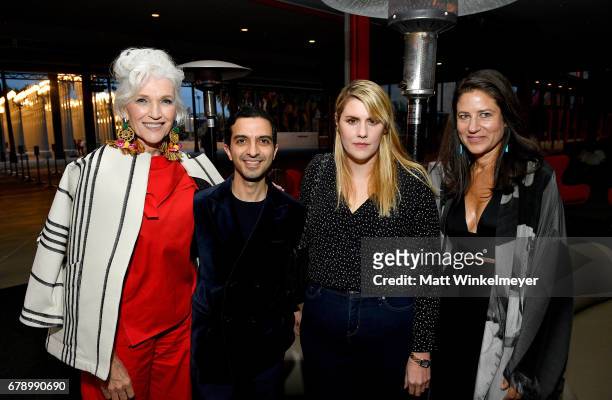 Model Maye Musk, The Business of Fashion founder and editor-in-chief Imran Amed, Designer Kate Mulleavy, and LACMA's Katherine Ross attend an...