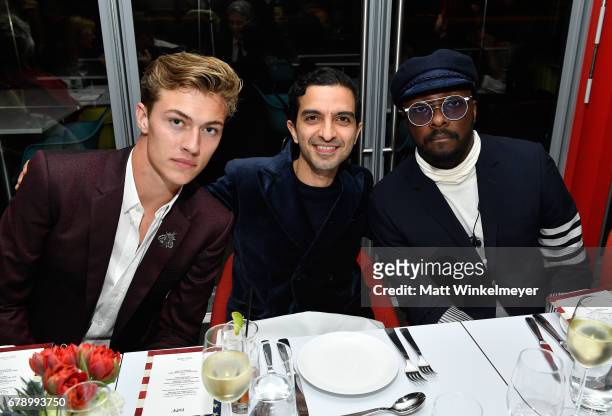 Model Lucky Blue Smith, The Business of Fashion founder and editor-in-chief Imran Amed, and recording artist will.i.am attend an intimate dinner to...