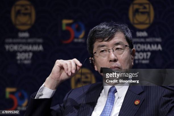 Takehiko Nakao, president of the Asian Development Bank , attends the 50th ADB Annual Meeting in Yokohama, Japan, on Friday, May 5, 2017. The ADB and...