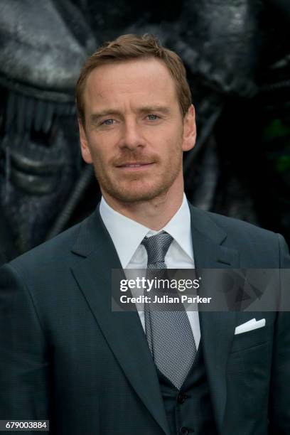 Michael Fassbender attends the World Premiere of 'Alien: Covenant' at Odeon Leicester Square on May 4, 2017 in London, England.