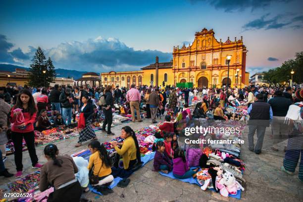 san cristobal de las casas in chiapas, mexico - chiapas stock pictures, royalty-free photos & images