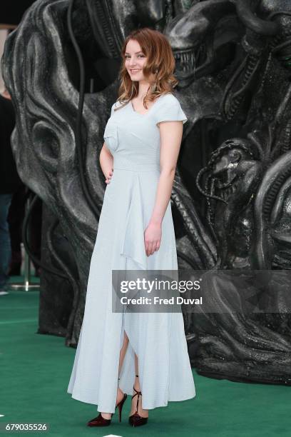 Dakota Blue Richards attends the World Premiere of "Alien: Covenant" at Odeon Leicester Square on May 4, 2017 in London, England.