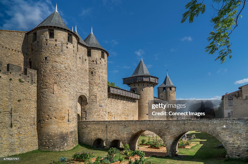 Medieval fortified city of Carcassonne, France