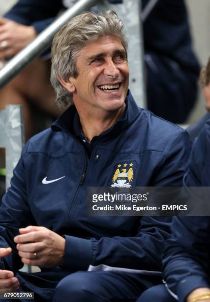 Manchester City's manager Manuel Pellegrini.