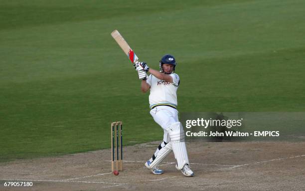 Yorkshire's Gary Ballance on his way to a score of 108 not out