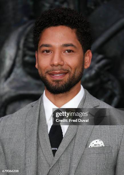 Jussie Smollett attends the World Premiere of "Alien: Covenant" at Odeon Leicester Square on May 4, 2017 in London, England.