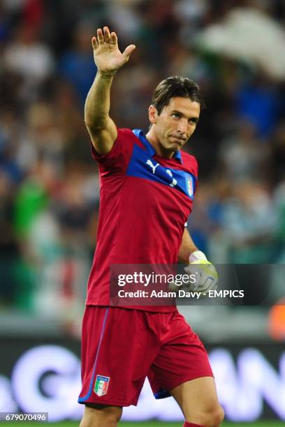 Goalkeeper Gianluigi Buffon, Italy.