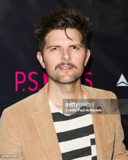 Actor Adam Scott attends the P.S. Arts' "the pARTy" at NeueHouse Hollywood on May 4, 2017 in Los Angeles, California.