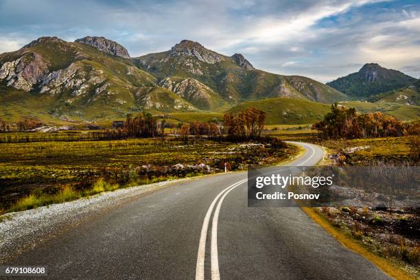 view to the sentinel range in gordon river valley after 2016 fires. southwest tasmania. - tasmania stock pictures, royalty-free photos & images