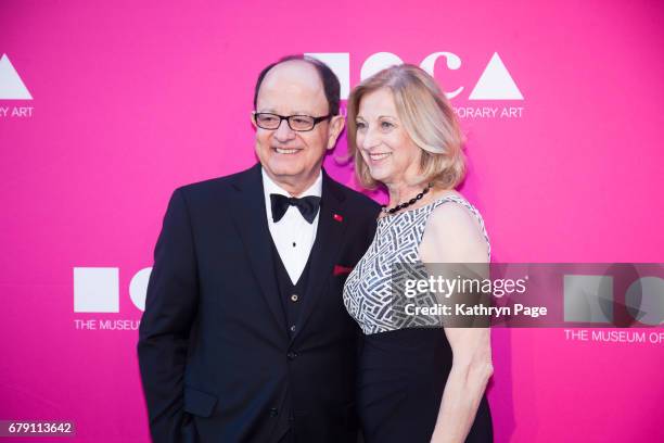 Max Nikias and Niki Nikias"nattend The Museum of Contemporary Art, Los Angeles Annual Gala at The Geffen Contemporary at MOCA on April 29, 2017 in...