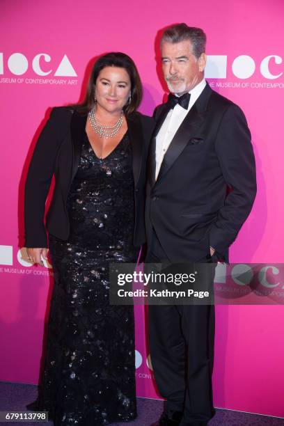 Keely Shaye and Pierce Brosnan attend The Museum of Contemporary Art, Los Angeles Annual Gala at The Geffen Contemporary at MOCA on April 29, 2017 in...