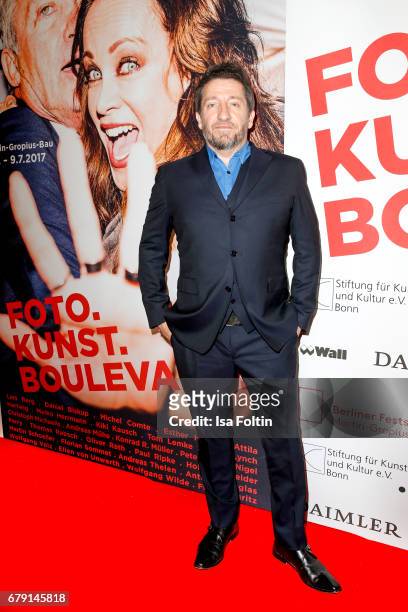 Photographer Thomas Rabsch attends the 'Foto.Kunst.Boulevard' opening at Martin-Gropius-Bau on May 4, 2017 in Berlin, Germany.