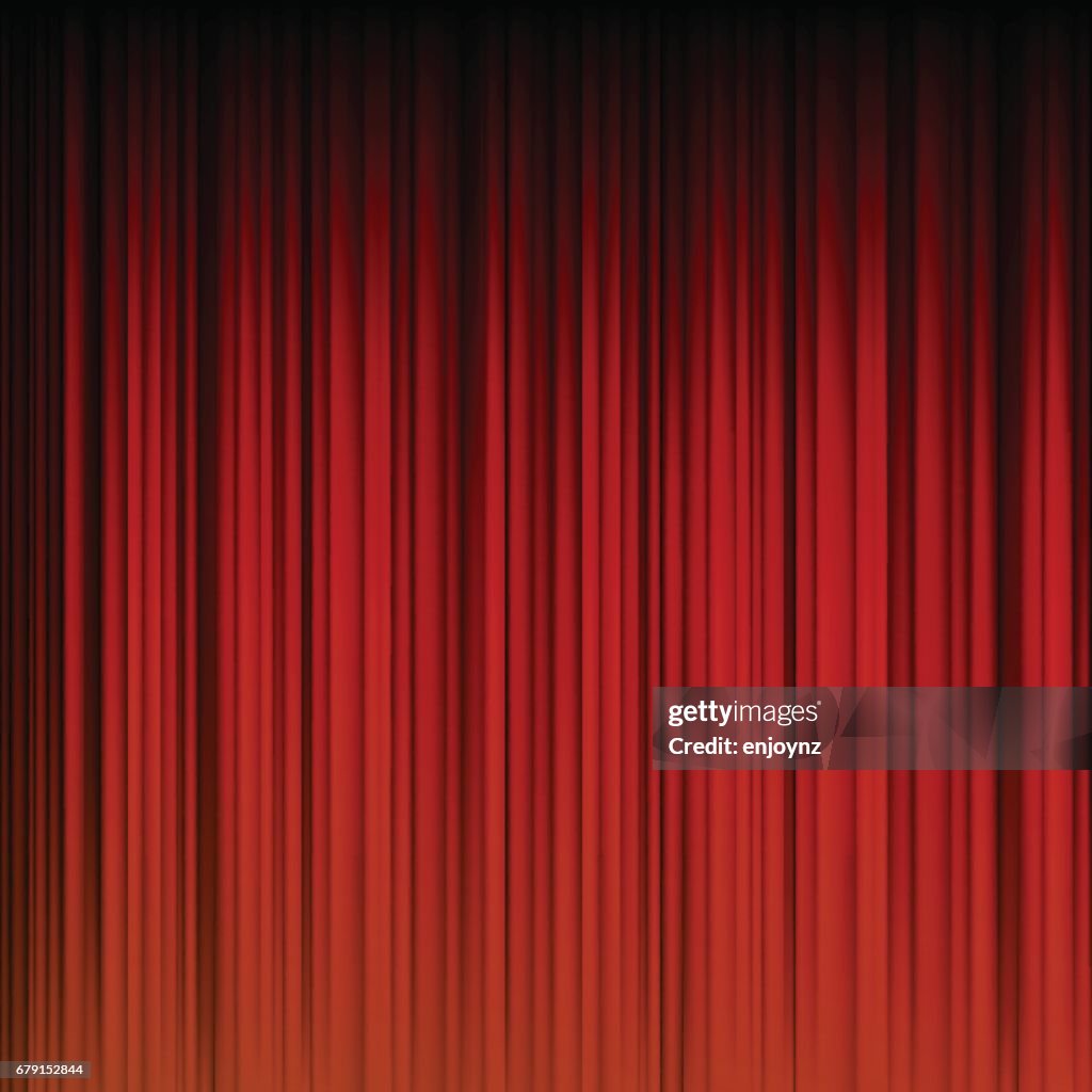 Abstract red curtain background
