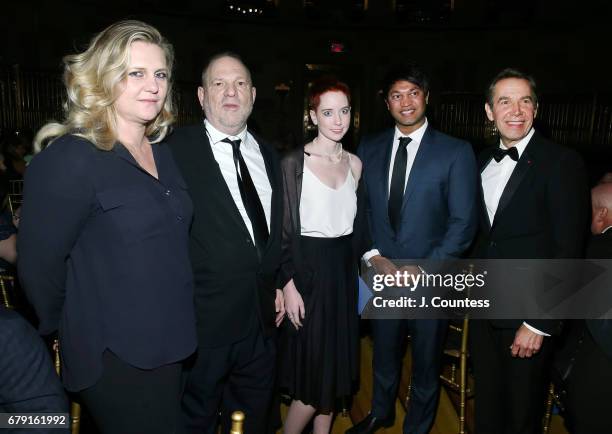 Justine Wheeler Koons, founder of the Weinstein Company Harvey Weinstein, Remy Weinstein, author Saroo Brierly and International Centre For Missing &...