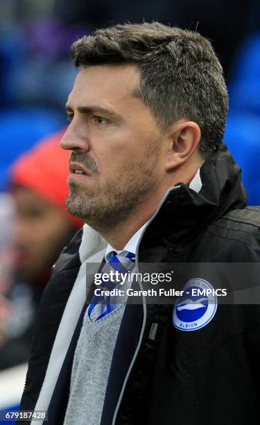 Brighton & Hove Albion Coach Oscar Garcia.