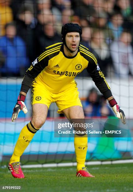 Chelsea's Petr Cech during the Barclay's Premiership match Hull City v Chelsea, at the KC stadium, Hull