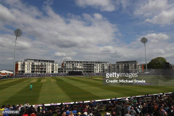 General view during the Royal London One Day International match between England and Ireland at The Brightside Ground on May 5, 2017 in Bristol,...