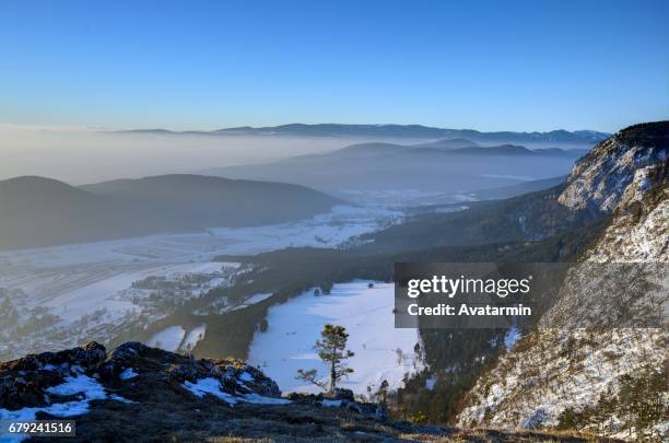 hohe wand mountain - austria - europe - aussichtspunkt 個照片及圖片檔