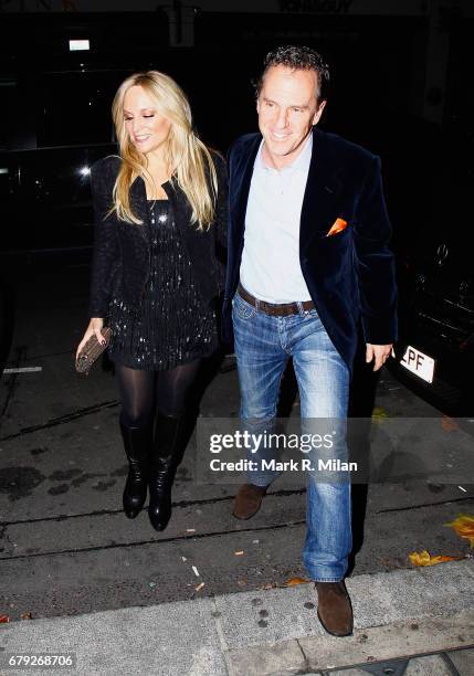 Stacey Jackson departs Cipriani on November 24, 2011 in London, England.