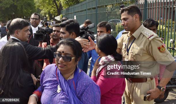 Addls. CP Chhaya Sharma after the Supreme Court pronounced verdict on the appeals filed by four death row convicts against death penalty in the 2012...
