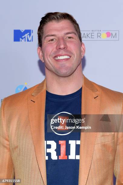 Football player David Diehl attends the MTV's 2017 College Signing Day With Michelle Obama at The Public Theater on May 5, 2017 in New York City.