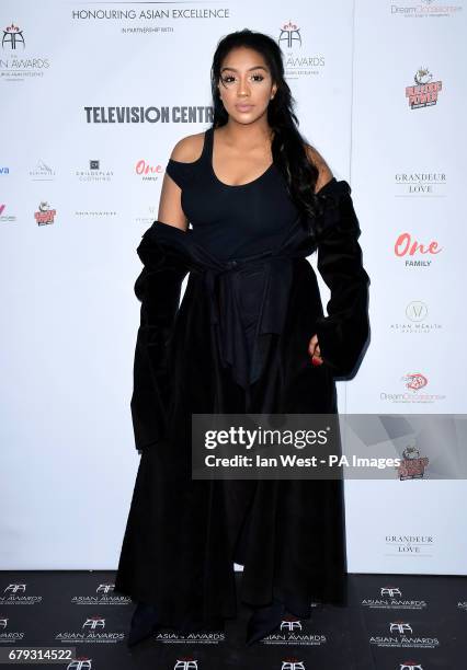 Rita Mahrez attending the 7th annual Asian Awards at the Hilton Hotel, Park Lane, London.