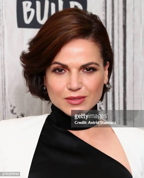 Actress Lana Parrilla discusses "Once Upon A Time" at Build Studio on May 5, 2017 in New York City.