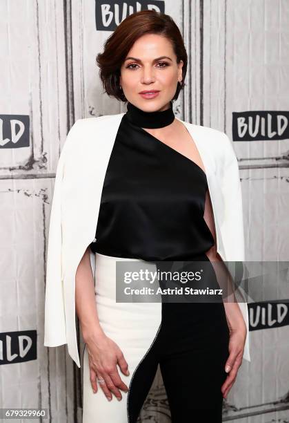 Actress Lana Parrilla discusses "Once Upon A Time" at Build Studio on May 5, 2017 in New York City.