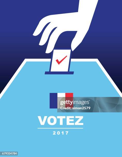 french elections - election voting stock illustrations