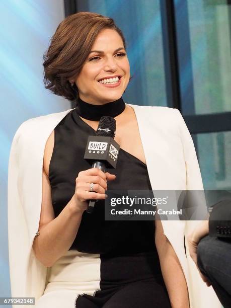 Presents Lana Parrilla discussing the show "Once Upon A Time" at Build Studio on May 5, 2017 in New York City.