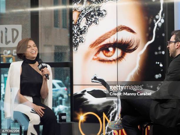 Presents Lana Parrilla discussing the show "Once Upon A Time" at Build Studio on May 5, 2017 in New York City.