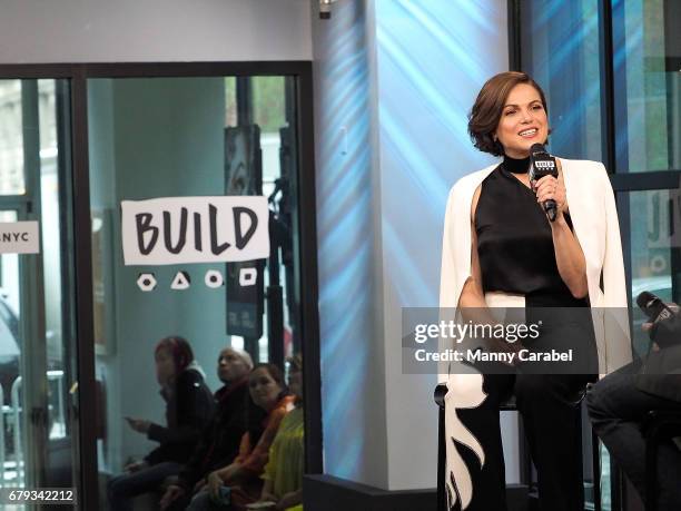 Presents Lana Parrilla discussing the show "Once Upon A Time" at Build Studio on May 5, 2017 in New York City.